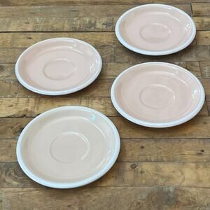 Studio Nova Saucer 4 - 6.5 x 1" Pink Peaches N' Cream Made In Japan
